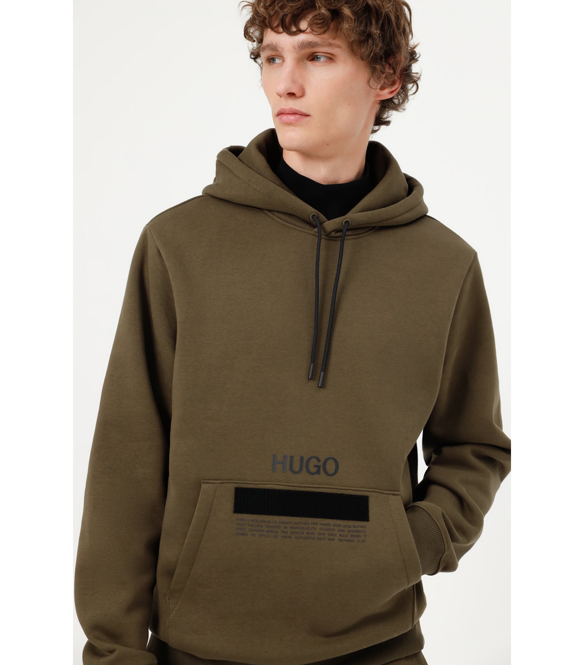 Hugo Boss Mens Hooded Sweatshirt Selnio Grey 50390019 031